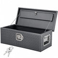 Boite a outils en aluminium avec profil a barre pour benne de pickup