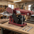 Adjustable Benchtop Belt Sander, Portable Household Sanding Grinding Polishing Machine for Wood Metal DIY Projects
